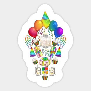 Hip Hip Hooray It's Your Birthday Sticker